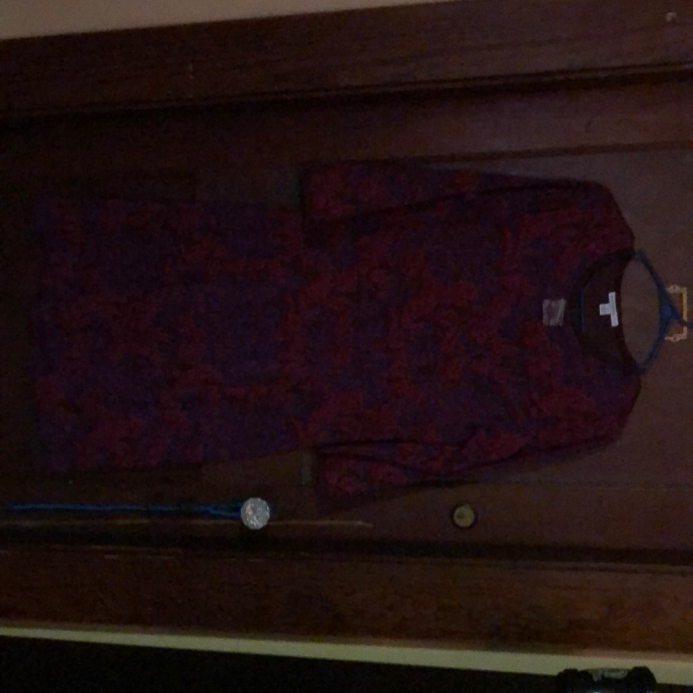 Mid length floral print dress